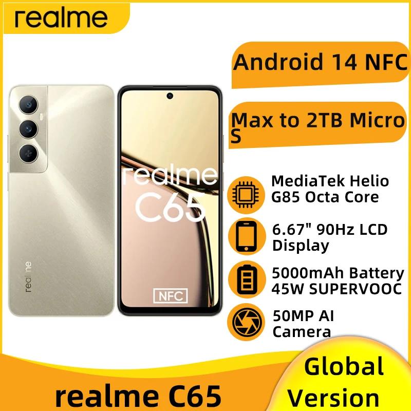 Realme ۷ι  Ʈ, NFC Helio G85 Ÿ ھ, 6.67 ġ LCD ũ, 50MP AI ī޶, 5000mAh ͸, 45W SUPERVOOC, C65